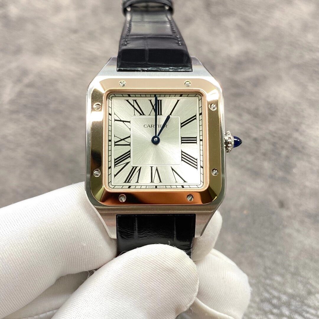 CARTIER Santos-Dumont XL Hand-Wind 46.6 33.9mm